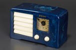 Marbleized Blue Emerson AX-235 ’Little Miracle’ Catalin Radio